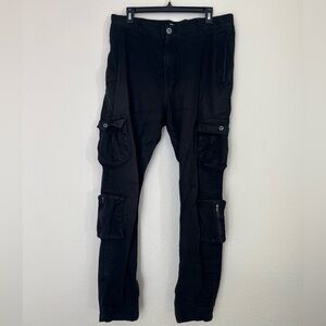 I Love Ugly - Black Slim Cargo Pants
